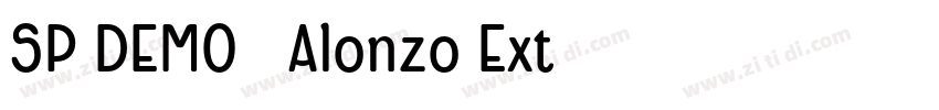SP DEMO   Alonzo Ext字体转换